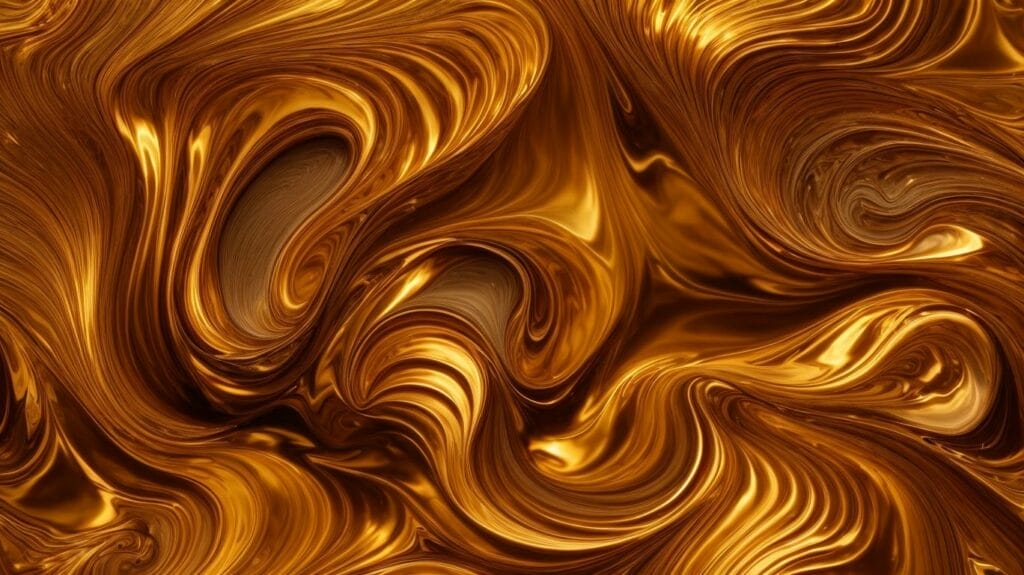 A close up of an expensive gold swirled background.